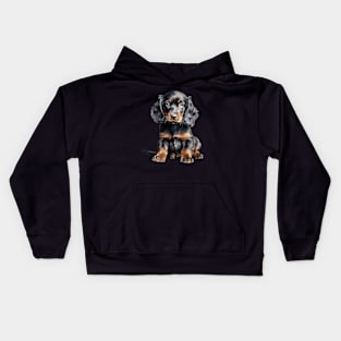 Puppy Gordon Setter Kids Hoodie